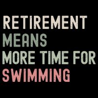 More Time for Swimming Paddling the Lakes in Retirement Performance Shirt
