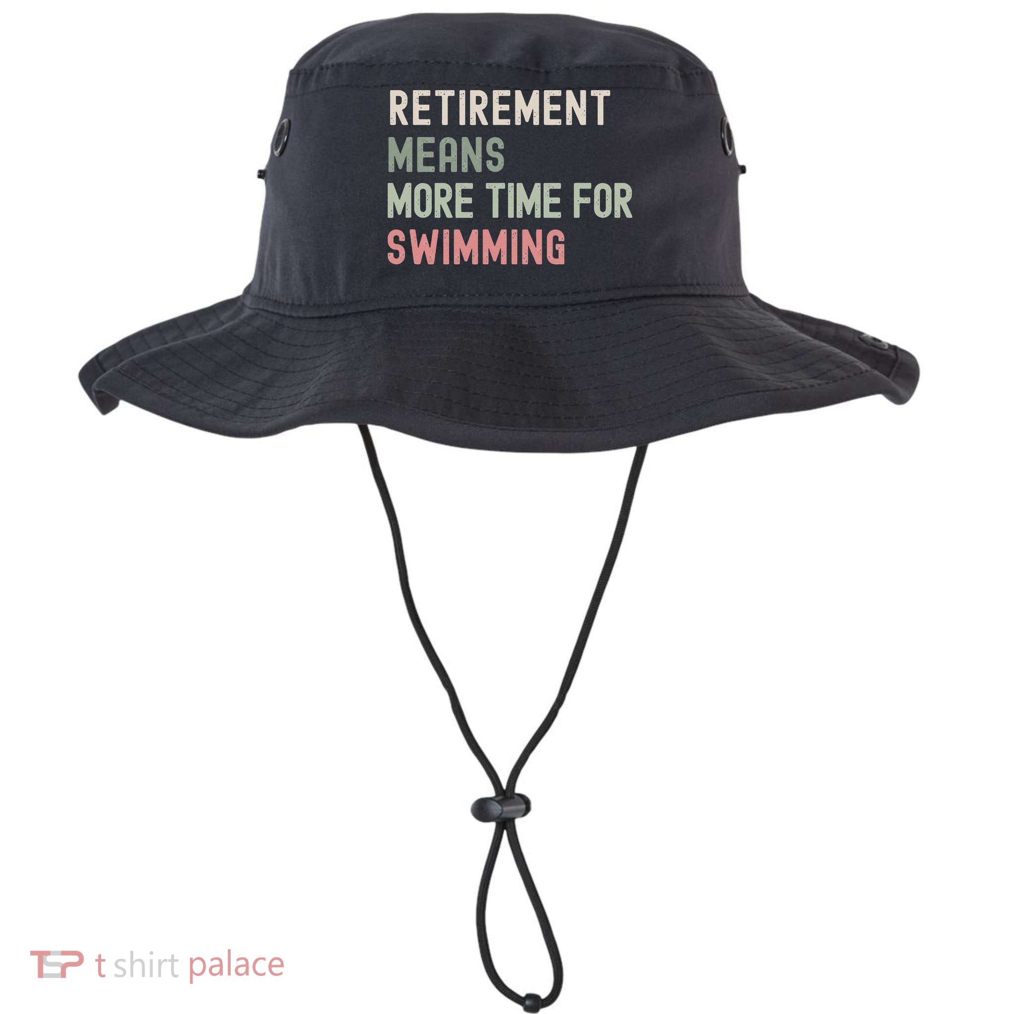 More Time for Swimming Paddling the Lakes in Retirement Bucket Hat