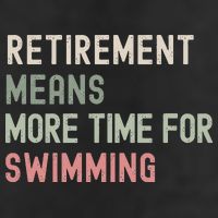 More Time for Swimming Paddling the Lakes in Retirement 15oz Campfire Ceramic Mug