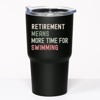 More Time for Swimming Paddling the Lakes in Retirement Tumbler