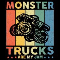 Monster Truck For Adults Kids Baby Bodysuit
