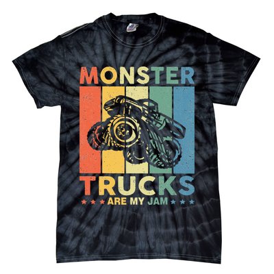 Monster Truck For Adults Kids Tie-Dye T-Shirt