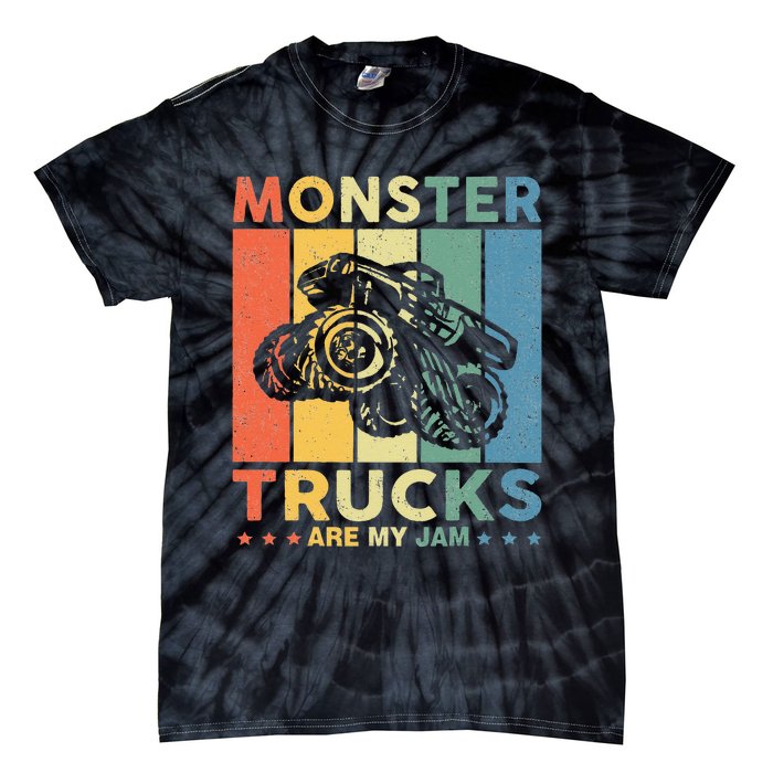 Monster Truck For Adults Kids Tie-Dye T-Shirt