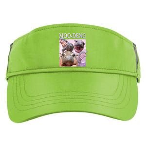 Moodeng The Famous Baby Pigmy Hippo Moodeng Adult Drive Performance Visor