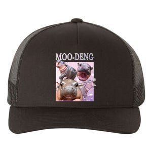 Moodeng The Famous Baby Pigmy Hippo Moodeng Yupoong Adult 5-Panel Trucker Hat