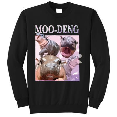 Moodeng The Famous Baby Pigmy Hippo Moodeng Sweatshirt