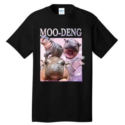 Moodeng The Famous Baby Pigmy Hippo Moodeng Tall T-Shirt