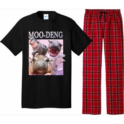 Moodeng The Famous Baby Pigmy Hippo Moodeng Pajama Set