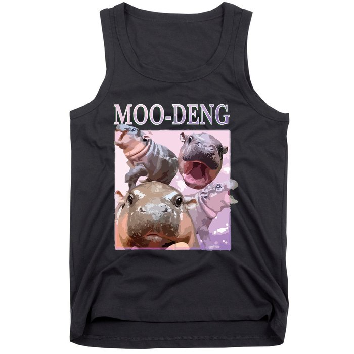 Moodeng The Famous Baby Pigmy Hippo Moodeng Tank Top