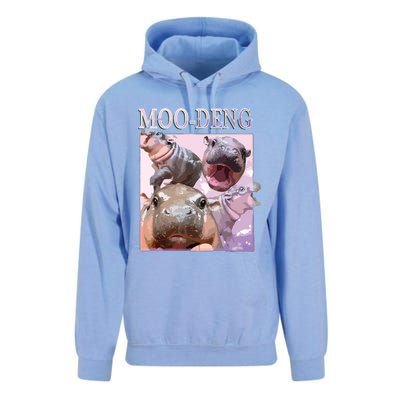 Moodeng The Famous Baby Pigmy Hippo Moodeng Unisex Surf Hoodie