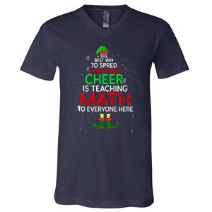 Math Teacher Funny Quote Christmas V-Neck T-Shirt