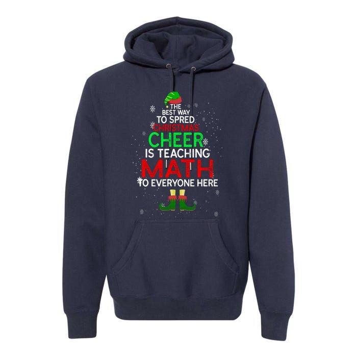 Math Teacher Funny Quote Christmas Premium Hoodie