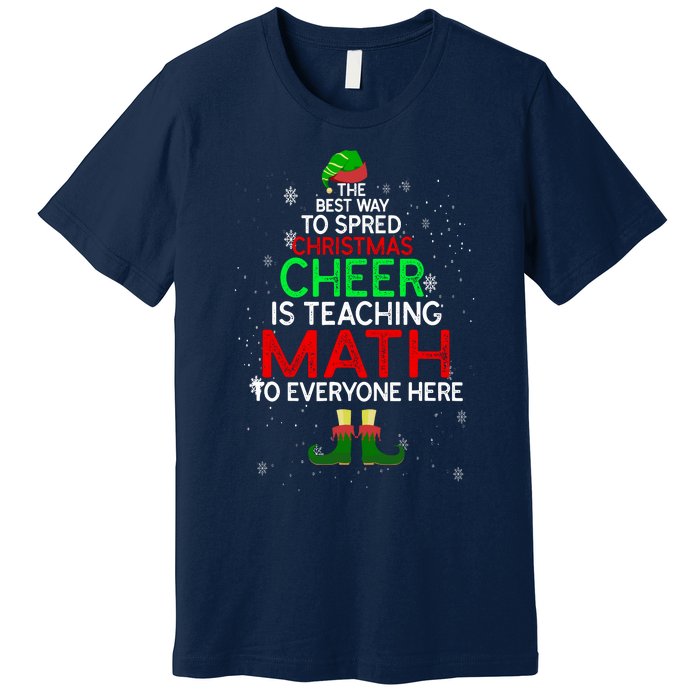 Math Teacher Funny Quote Christmas Premium T-Shirt