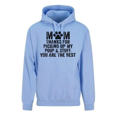 Mom Thanks For Picking Up My Poop And Stuff You Are The Best Gift Unisex Surf Hoodie