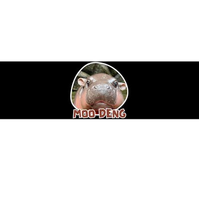 Moodeng The Famous Cute Baby Pigmy Hippo In Thailand Bumper Sticker