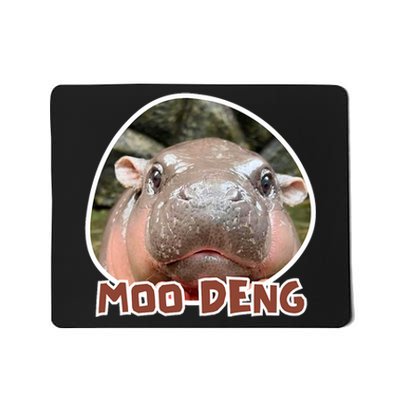 Moodeng The Famous Cute Baby Pigmy Hippo In Thailand Mousepad