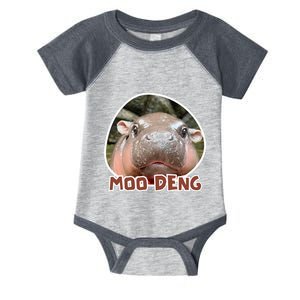 Moodeng The Famous Cute Baby Pigmy Hippo In Thailand Infant Baby Jersey Bodysuit