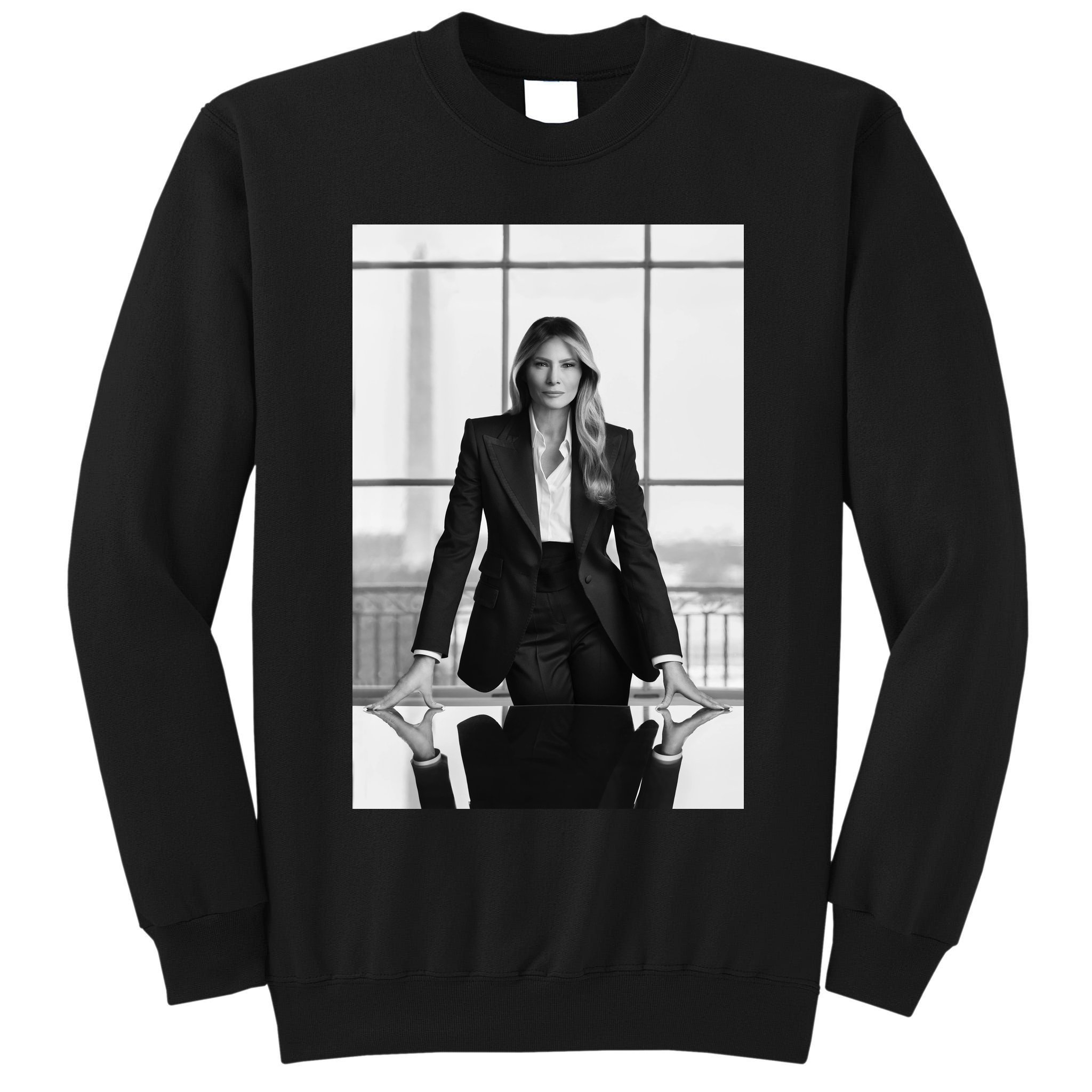 Melania Trump First Lady Official White House Portrait Tall Sweatshirt