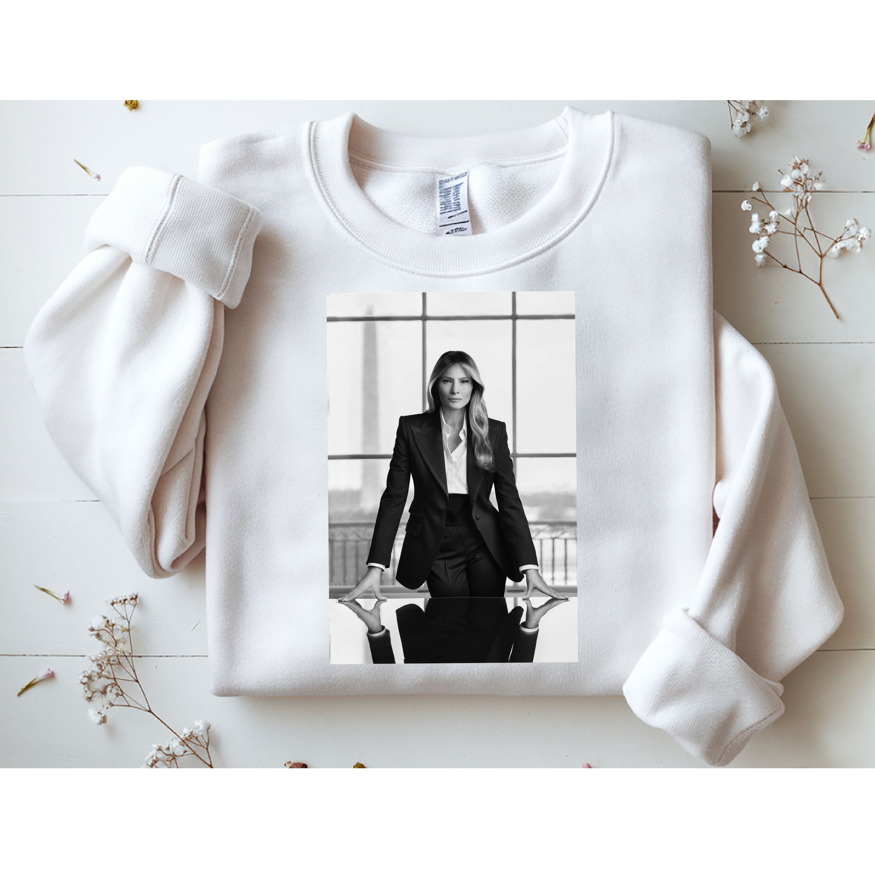Melania Trump First Lady Official White House Portrait Sweatshirt