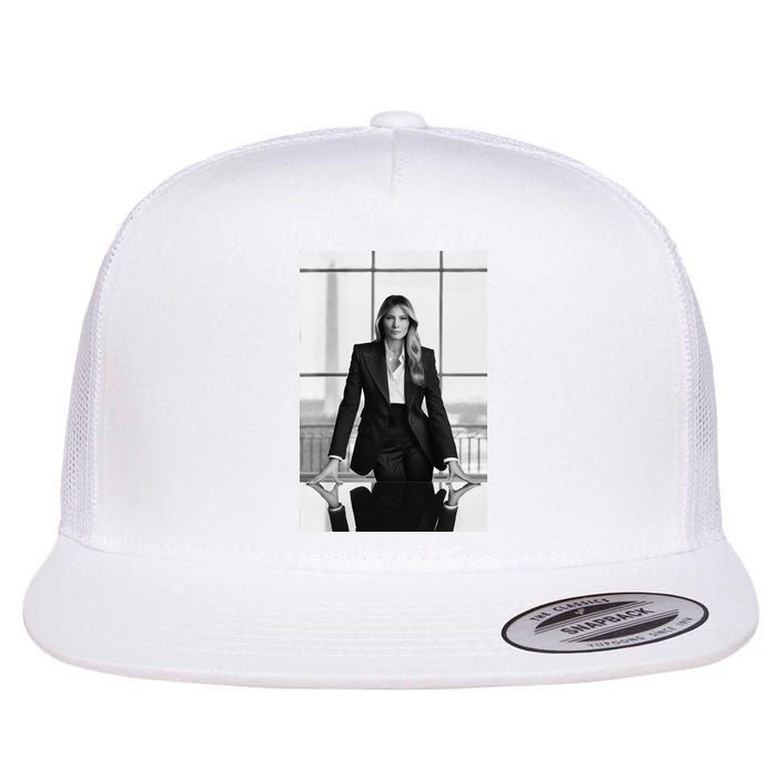 Melania Trump First Lady Official White House Portrait Flatbill Hat