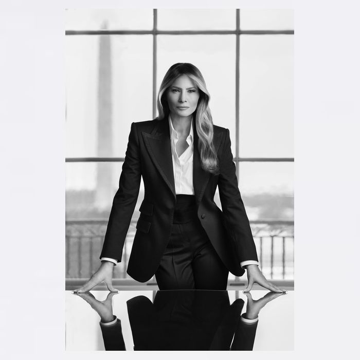 Melania Trump First Lady Official White House Portrait Flatbill Hat