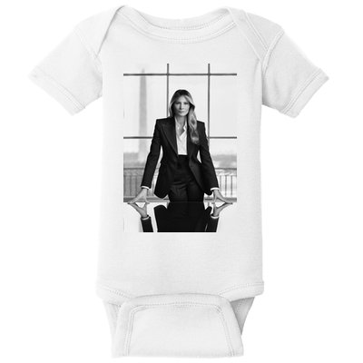Melania Trump First Lady Official White House Portrait Baby Bodysuit