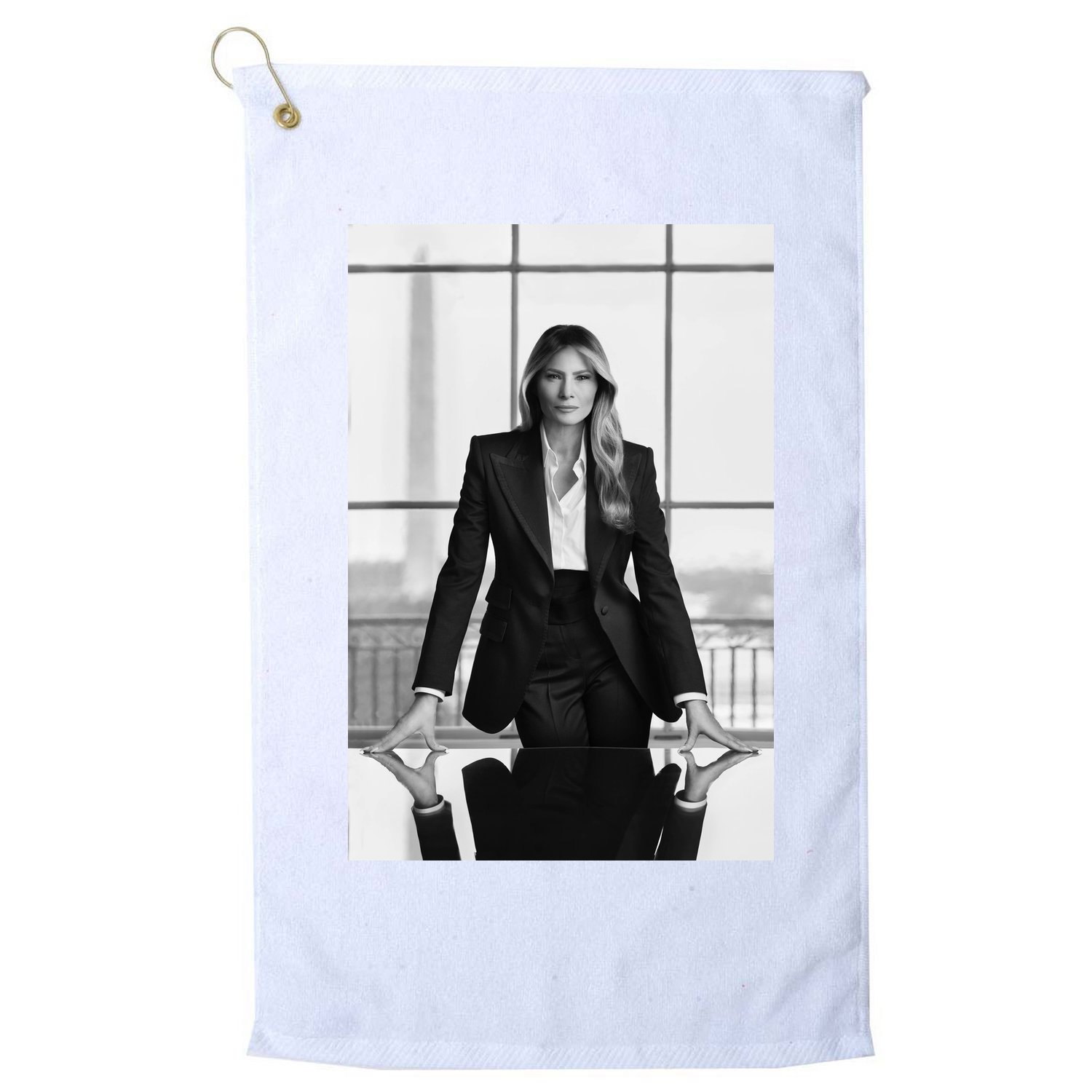 Melania Trump First Lady Official White House Portrait Golf Towel