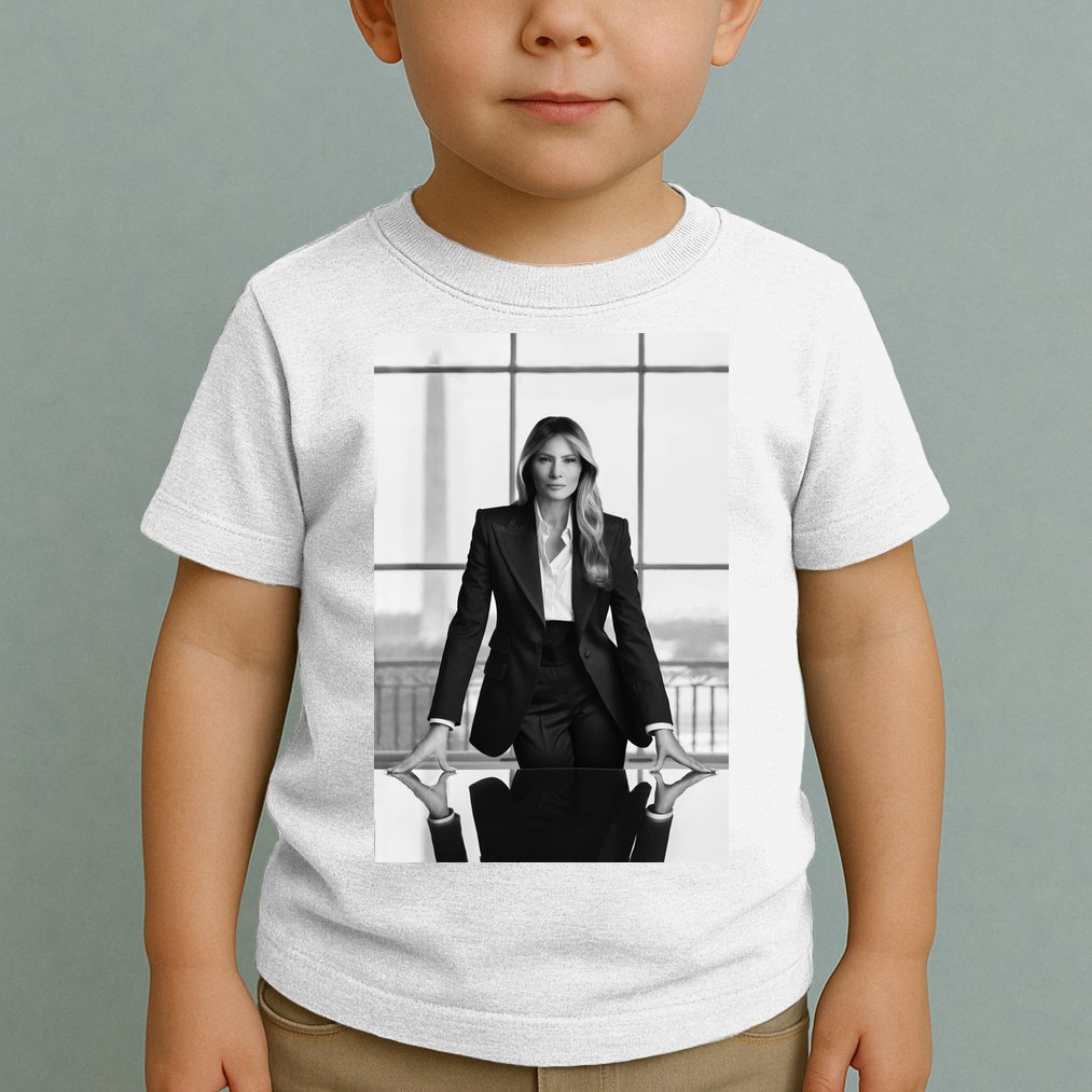 Melania Trump First Lady Official White House Portrait Toddler T-Shirt