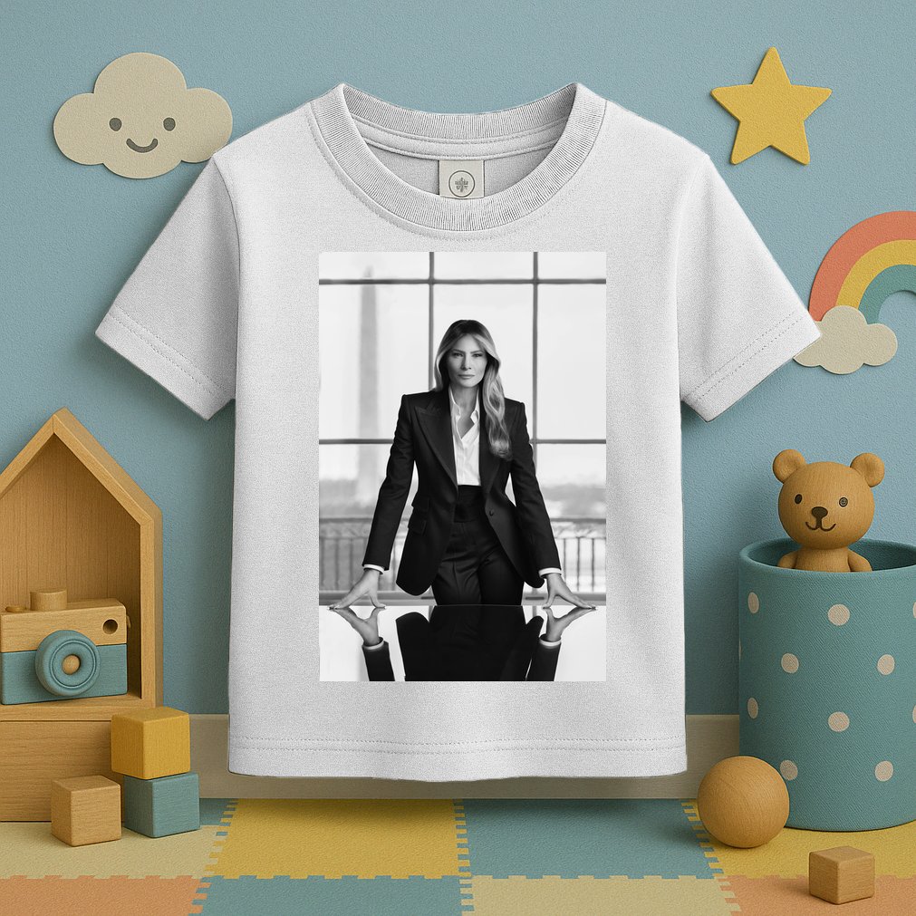 Melania Trump First Lady Official White House Portrait Toddler T-Shirt