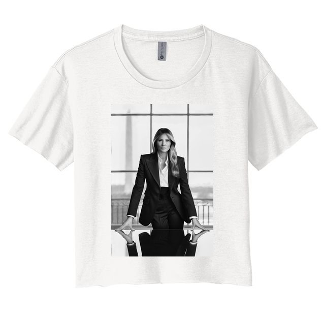 Melania Trump First Lady Official White House Portrait Crop Top