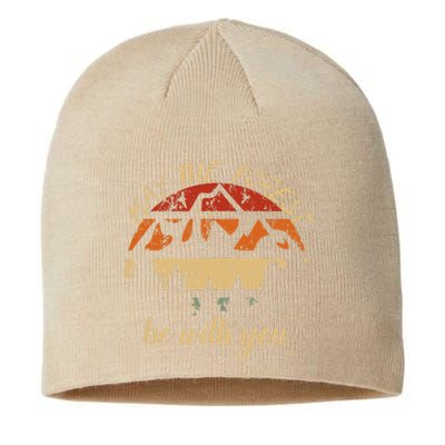 May The Forest Be With You Nature Scientist Earth Day Hikers Sustainable Beanie