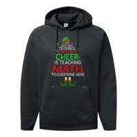 Math Teacher Funny Quote Christmas Performance Fleece Hoodie