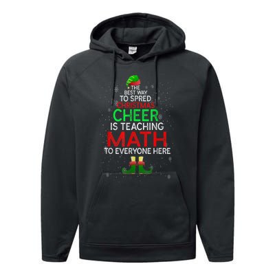 Math Teacher Funny Quote Christmas Performance Fleece Hoodie