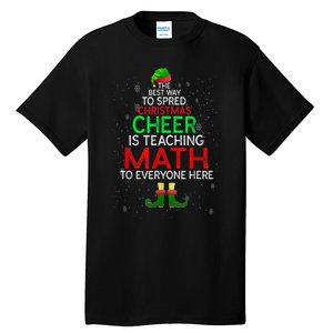 Math Teacher Funny Quote Christmas Tall T-Shirt