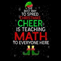 Math Teacher Funny Quote Christmas Button