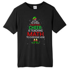 Math Teacher Funny Quote Christmas Tall Fusion ChromaSoft Performance T-Shirt