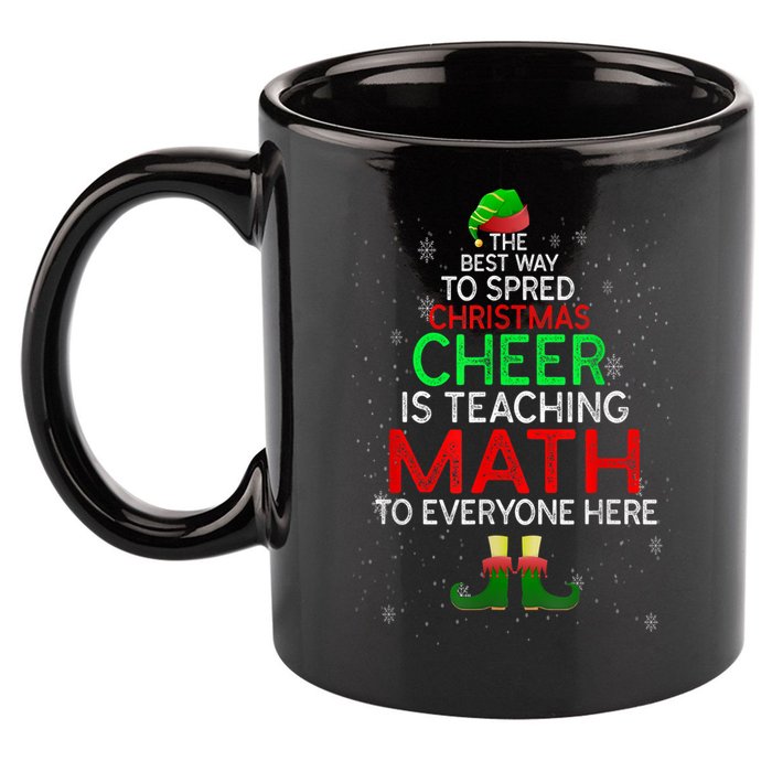 Math Teacher Funny Quote Christmas 11oz C Handle Ceramic Mug
