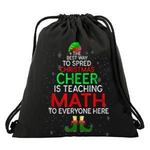 Math Teacher Funny Quote Christmas Drawstring Bag