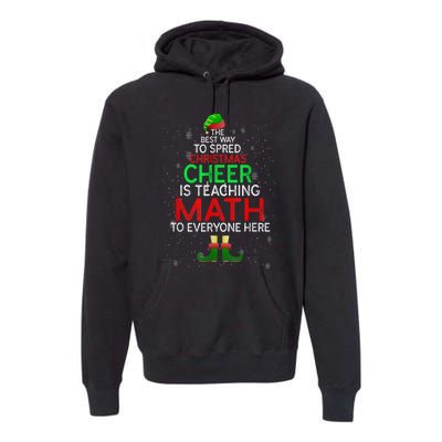 Math Teacher Funny Quote Christmas Premium Hoodie