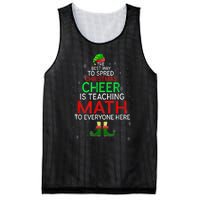 Math Teacher Funny Quote Christmas Mesh Reversible Basketball Jersey Tank