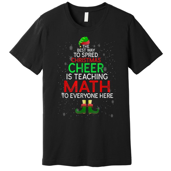 Math Teacher Funny Quote Christmas Premium T-Shirt