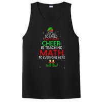 Math Teacher Funny Quote Christmas PosiCharge Competitor Tank