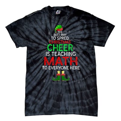 Math Teacher Funny Quote Christmas Tie-Dye T-Shirt