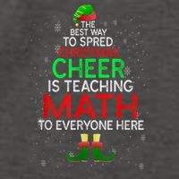 Math Teacher Funny Quote Christmas Vector Backpack
