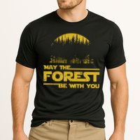 May The Forest Be With You Camping Gifts Scifi Nerd Performance Shirt