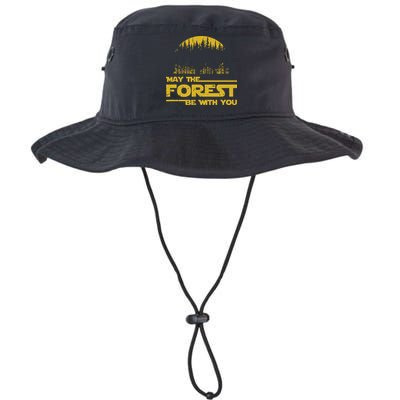 May The Forest Be With You Camping Gifts Scifi Nerd Bucket Hat