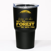 May The Forest Be With You Camping Gifts Scifi Nerd Tumbler