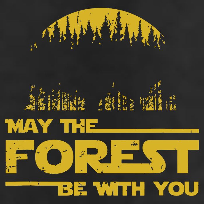 May The Forest Be With You Camping Gifts Scifi Nerd Tumbler