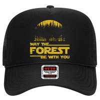 May The Forest Be With You Camping Gifts Scifi Nerd Trucker Hat