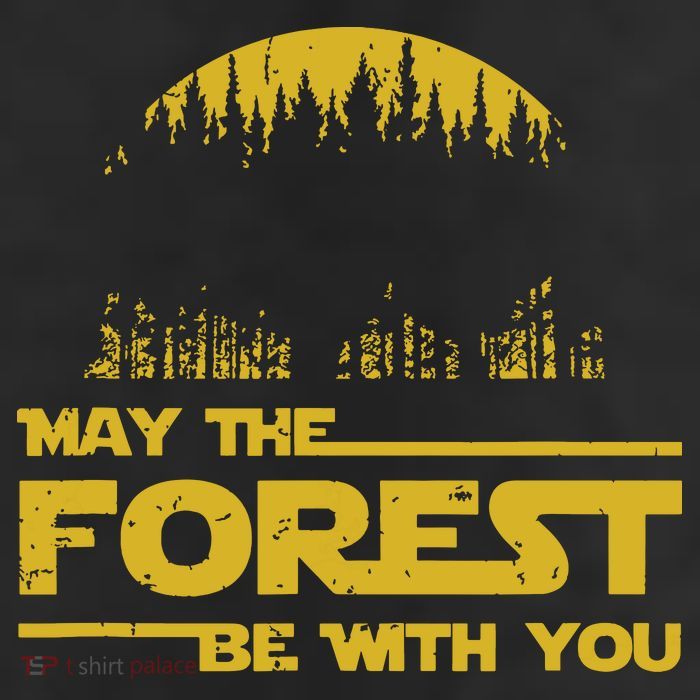 May The Forest Be With You Camping Gifts Scifi Nerd Trucker Hat